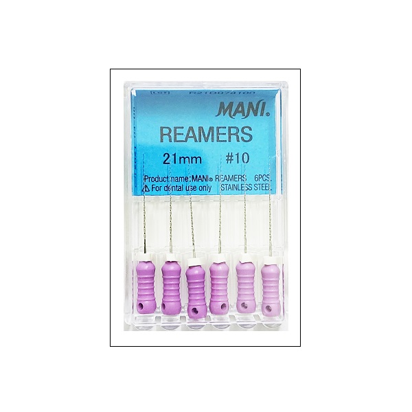 Mani Reamer Pack Of 6 File 15-40 (21mm)